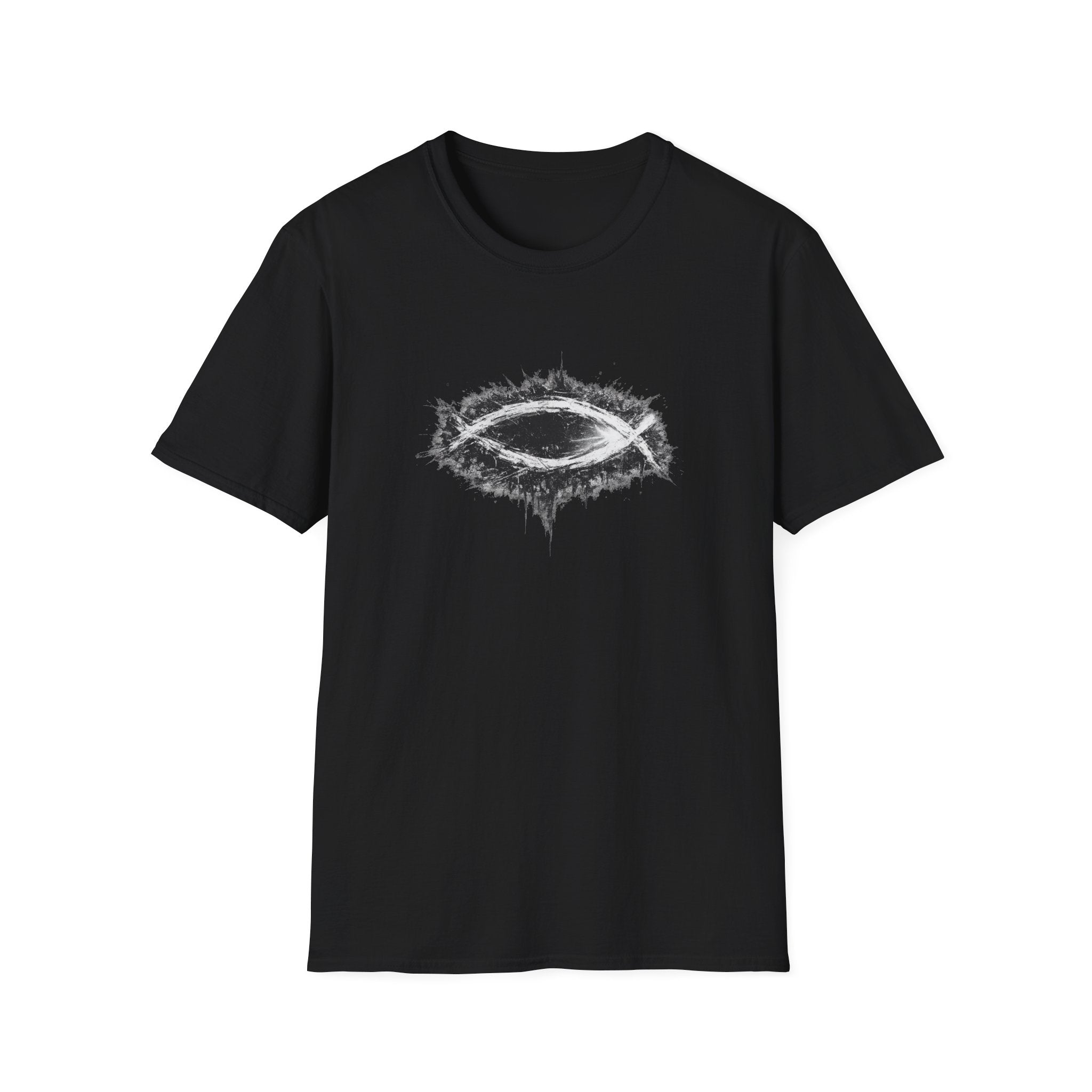 Distressed Ichthys Symbol T-Shirt